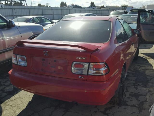 1HGEJ8248WL042846 - 1998 HONDA CIVIC EX RED photo 4