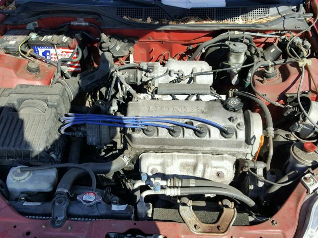 1HGEJ8248WL042846 - 1998 HONDA CIVIC EX წითელი ფოტო 7