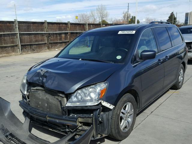 5FNRL38636B452754 - 2006 HONDA ODYSSEY EX CHARCOAL photo 1