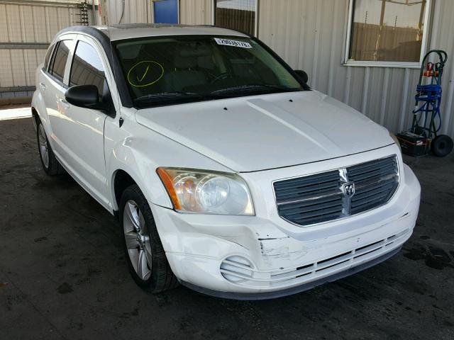 1B3CB4HA3AD546718 - 2010 DODGE CALIBER SX WHITE photo 1