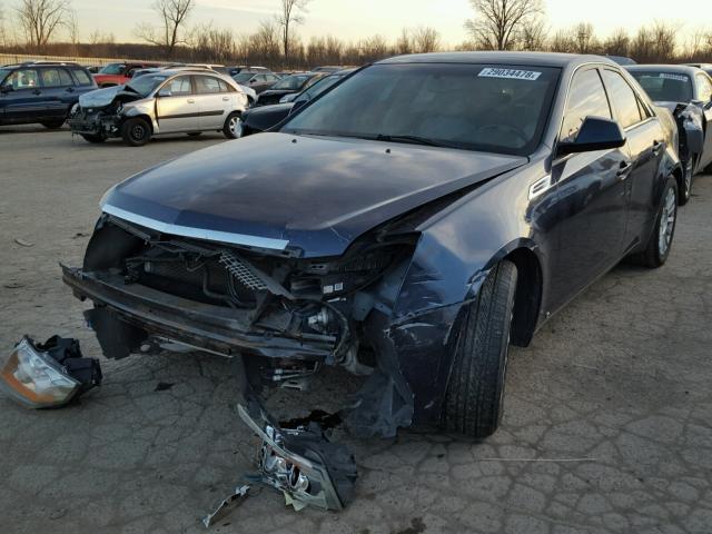 1G6DF577680140374 - 2008 CADILLAC CTS BLUE photo 2