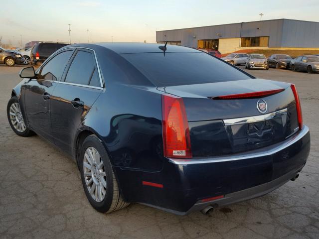 1G6DF577680140374 - 2008 CADILLAC CTS BLUE photo 3