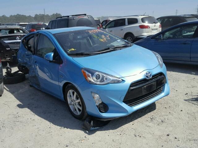 JTDKDTB30F1086449 - 2015 TOYOTA PRIUS C BLUE photo 1