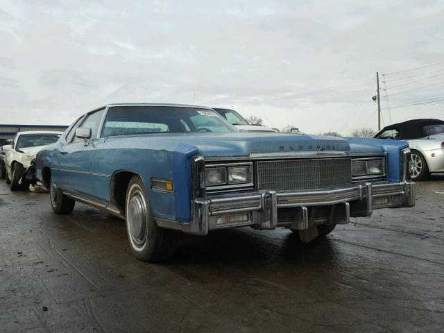 6L47S7Q236599 - 1977 CADILLAC ELDORADO BLUE photo 1