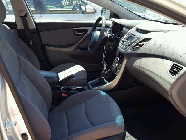 5NPDH4AE9FH640473 - 2015 HYUNDAI ELANTRA SE GRAY photo 5