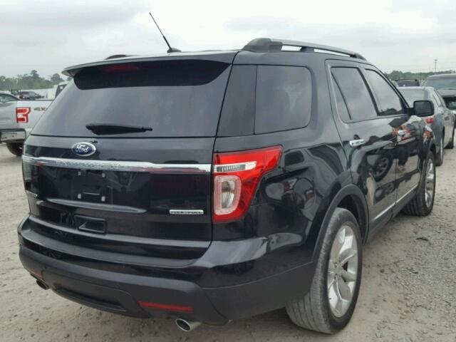 1FM5K7F81FGB72877 - 2015 FORD EXPLORER L BLACK photo 4