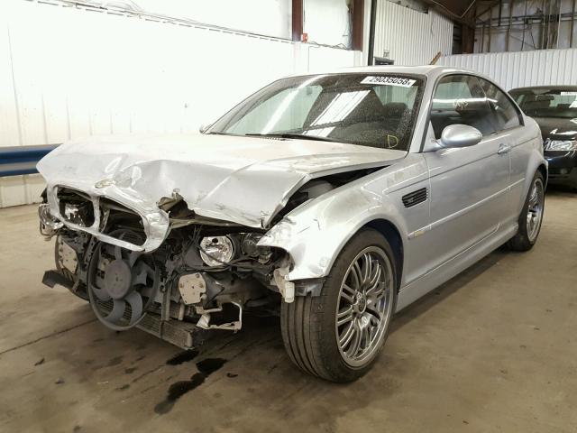 WBSBL93403JR23668 - 2003 BMW M3 SILVER photo 2