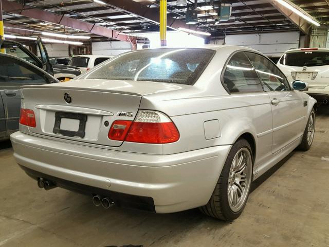 WBSBL93403JR23668 - 2003 BMW M3 SILVER photo 4