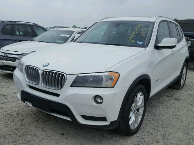 5UXWX7C54E0E78856 - 2014 BMW X3 XDRIVE3 WHITE photo 2