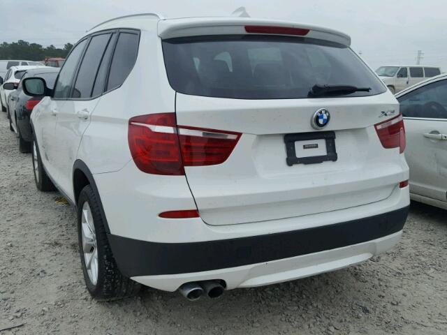 5UXWX7C54E0E78856 - 2014 BMW X3 XDRIVE3 WHITE photo 3