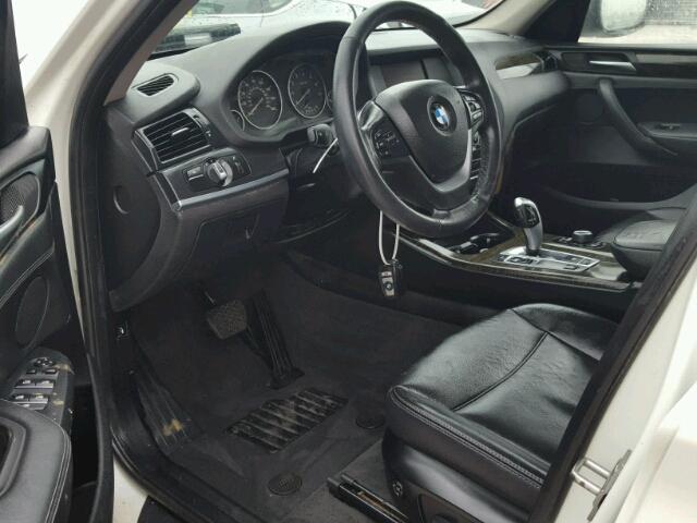 5UXWX7C54E0E78856 - 2014 BMW X3 XDRIVE3 WHITE photo 9