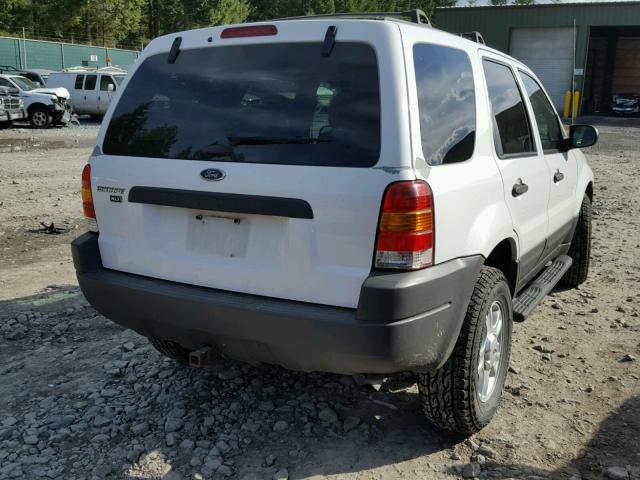 1FMYU93193KA02446 - 2003 FORD ESCAPE XLT WHITE photo 4