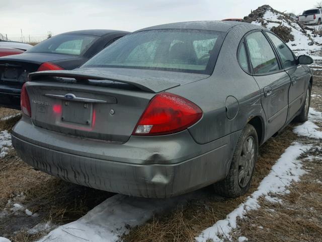 1FAHP56S33G174456 - 2003 FORD TAURUS SEL GREEN photo 4