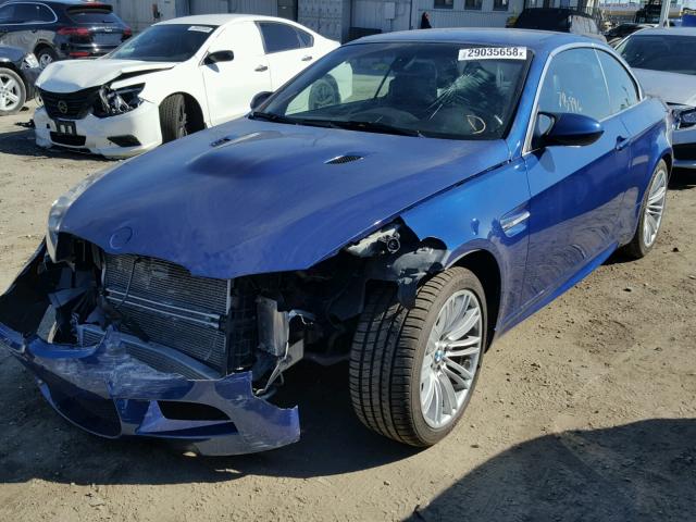 WBSDX9C56BE399214 - 2011 BMW M3 BLUE photo 2