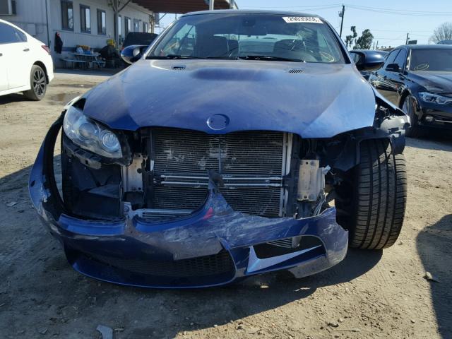 WBSDX9C56BE399214 - 2011 BMW M3 BLUE photo 9