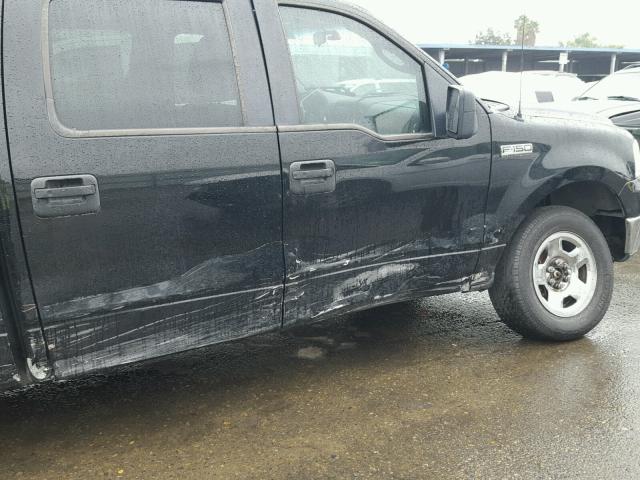 1FTPW12578KC20425 - 2008 FORD F150 SUPER BLACK photo 9