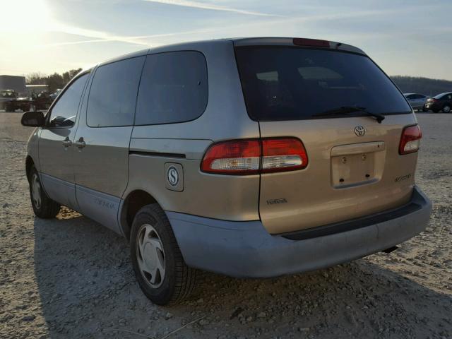 4T3ZF19C81U409580 - 2001 TOYOTA SIENNA CE TAN photo 3