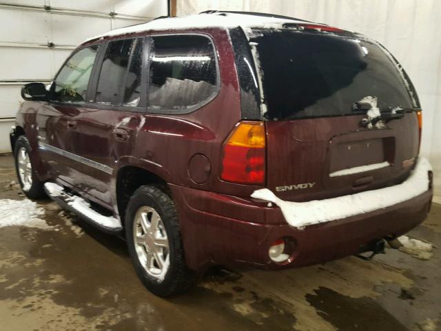 1GKDT13S562283198 - 2006 GMC ENVOY MAROON photo 3