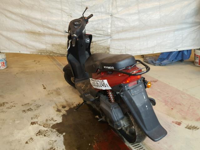 LC2U6A033DC002391 - 2013 KYMCO USA INC AGILITY 50 RED photo 3