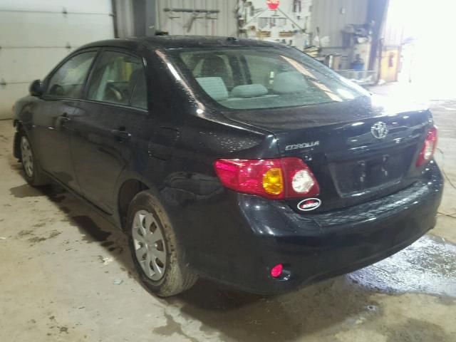 JTDBL40E09J002227 - 2009 TOYOTA COROLLA SE BLACK photo 3