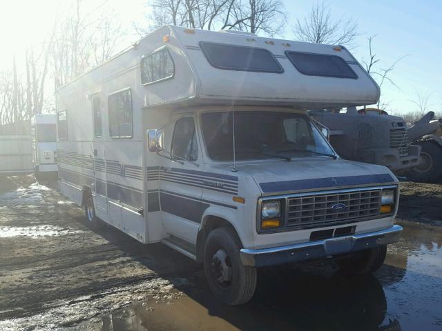 1FDKE30G4KHC28494 - 1989 FORD ECONOLINE WHITE photo 1