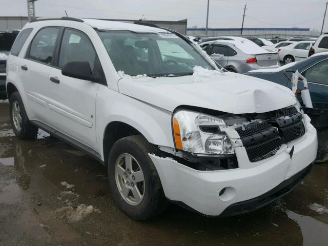 2CNDL13F396254154 - 2009 CHEVROLET EQUINOX LS WHITE photo 1