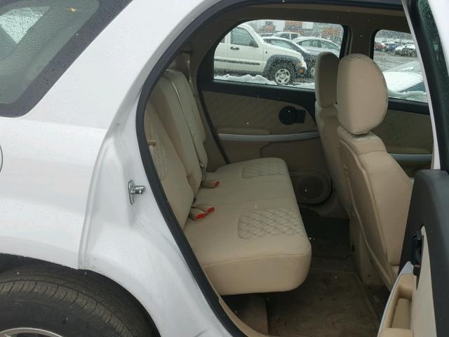 2CNDL13F396254154 - 2009 CHEVROLET EQUINOX LS WHITE photo 6