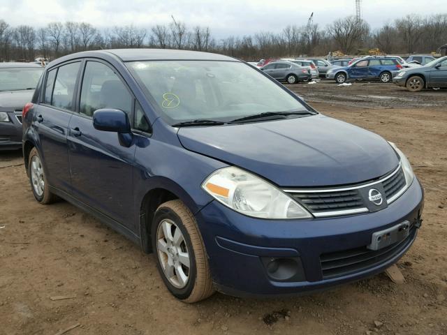 3N1BC13E08L365079 - 2008 NISSAN VERSA S BLUE photo 1