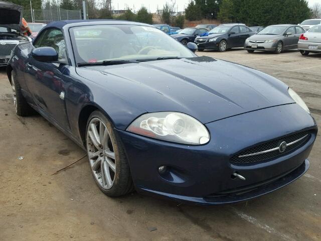 SAJDA44B075B05110 - 2007 JAGUAR XK BLUE photo 1