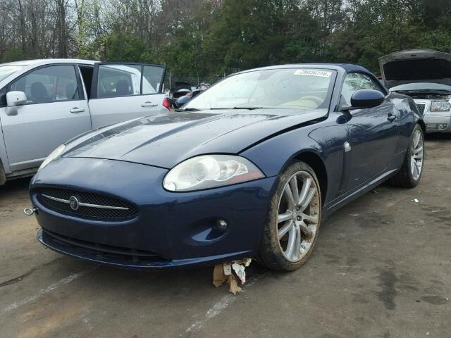 SAJDA44B075B05110 - 2007 JAGUAR XK BLUE photo 2