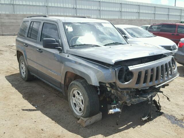 1C4NJPBB8DD130228 - 2013 JEEP PATRIOT SP GRAY photo 1