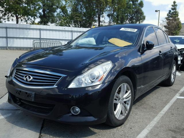 JN1CV6AR1DM354240 - 2013 INFINITI G37 BLACK photo 2