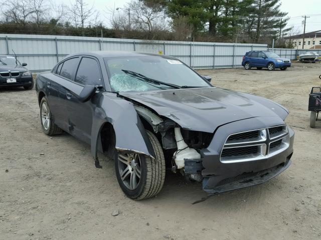 2C3CDXBG5DH639257 - 2013 DODGE CHARGER SE GRAY photo 1