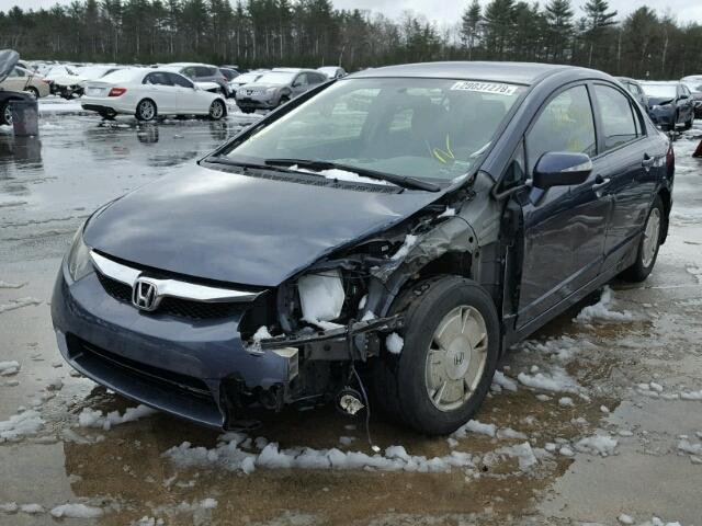 JHMFA36219S011056 - 2009 HONDA CIVIC HYBR GRAY photo 2