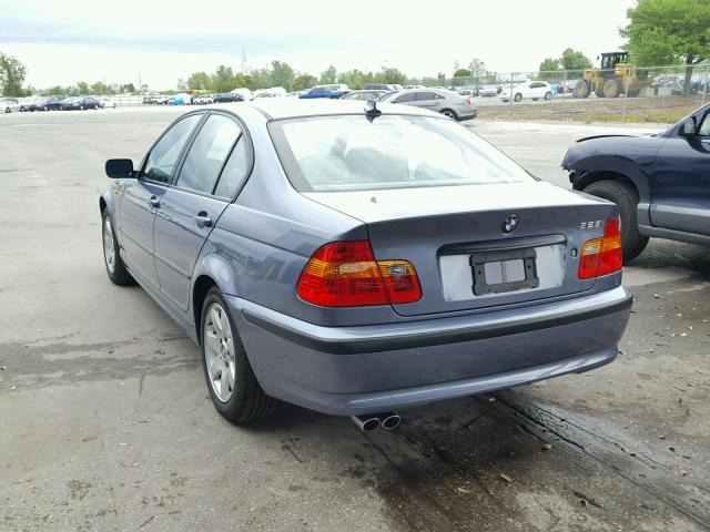 WBAAZ33434KP89567 - 2004 BMW 325 IS SUL BLUE photo 3