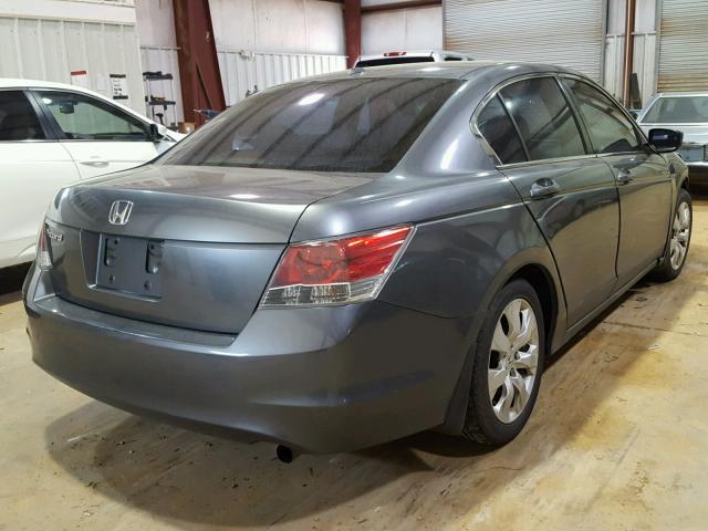 JHMCP26838C044665 - 2008 HONDA ACCORD EXL GRAY photo 4