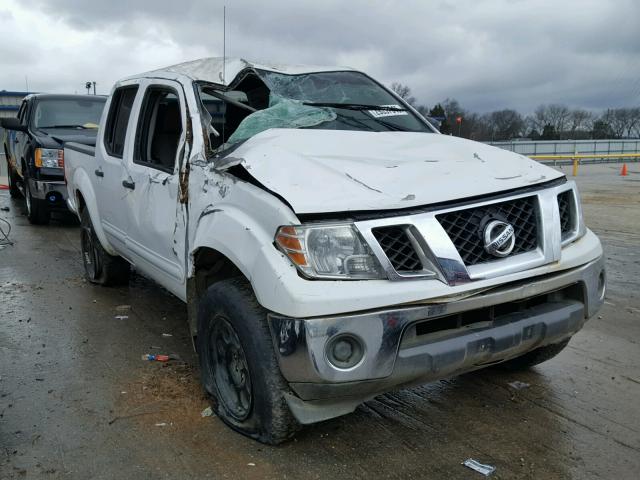 1N6AD0EV5AC427457 - 2010 NISSAN FRONTIER C WHITE photo 1