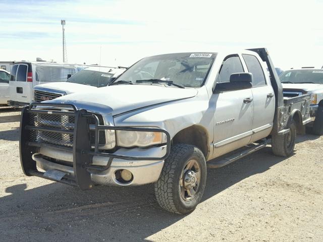 3D7KS28C55G759023 - 2005 DODGE RAM 2500 S GRAY photo 2