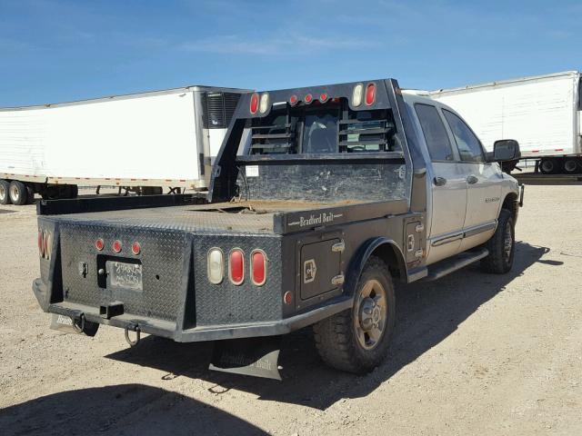3D7KS28C55G759023 - 2005 DODGE RAM 2500 S GRAY photo 4