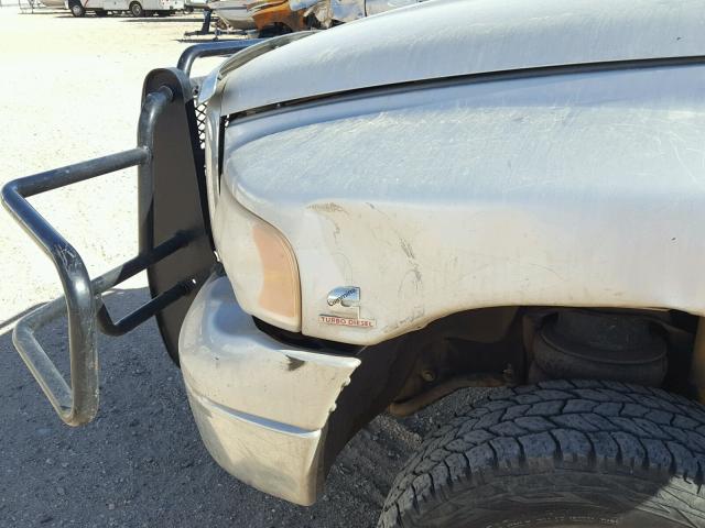 3D7KS28C55G759023 - 2005 DODGE RAM 2500 S GRAY photo 9