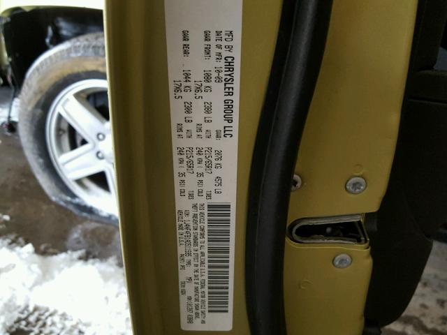 1J4NF4FB1AD511595 - 2010 JEEP COMPASS SP GREEN photo 10