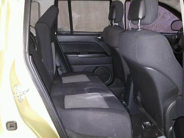 1J4NF4FB1AD511595 - 2010 JEEP COMPASS SP GREEN photo 6