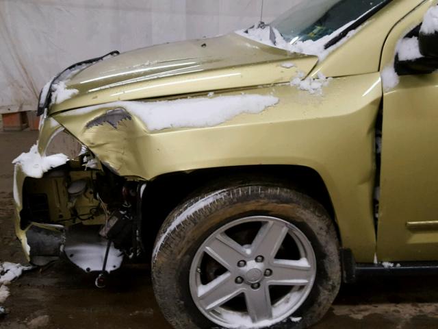 1J4NF4FB1AD511595 - 2010 JEEP COMPASS SP GREEN photo 9