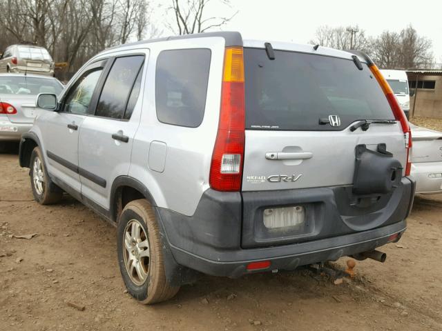 SHSRD77834U248856 - 2004 HONDA CR-V EX SILVER photo 3