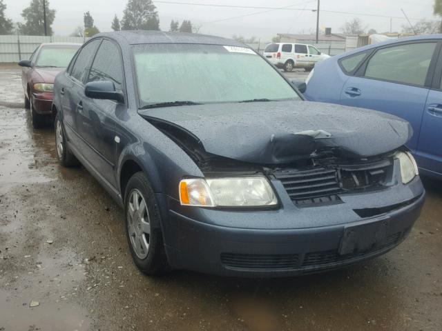 WVWAH63B21P021339 - 2001 VOLKSWAGEN PASSAT GLS GRAY photo 1