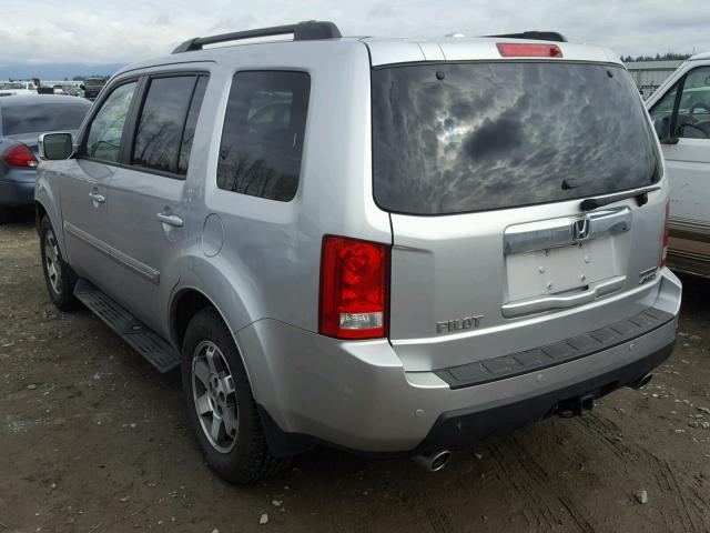 5FNYF4H9XAB020870 - 2010 HONDA PILOT TOUR GRAY photo 3