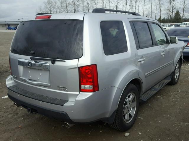 5FNYF4H9XAB020870 - 2010 HONDA PILOT TOUR GRAY photo 4