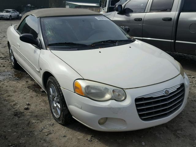 1C3EL65RX4N317868 - 2004 CHRYSLER SEBRING LI WHITE photo 1