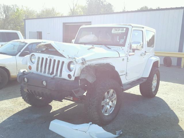1C4GJWBG3CL155881 - 2012 JEEP WRANGLER S WHITE photo 2