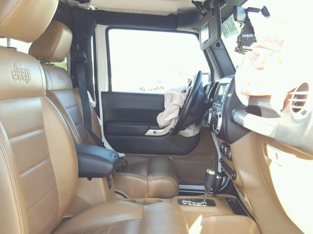 1C4GJWBG3CL155881 - 2012 JEEP WRANGLER S WHITE photo 5